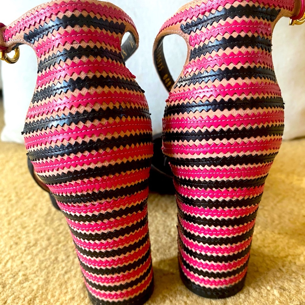 COPY - Ferragamo suede T-strap Pumps